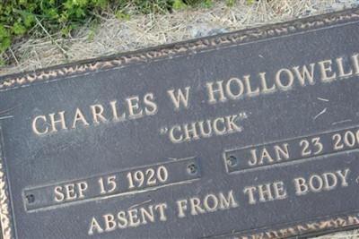 Charles Wilton "Chuck" Hollowell on Sysoon