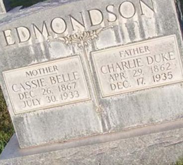 Charlie Duke Edmondson on Sysoon