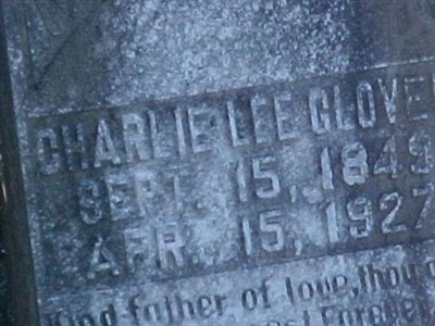 Charlie Lee Glover on Sysoon