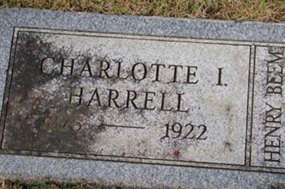 Charlotte Isabelle Hall Harrell on Sysoon
