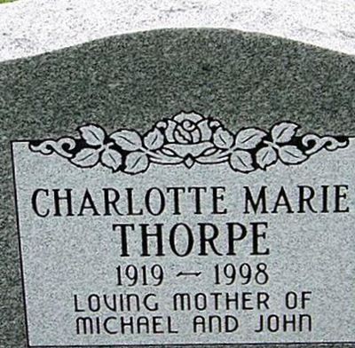 Charlotte Marie Thorpe on Sysoon