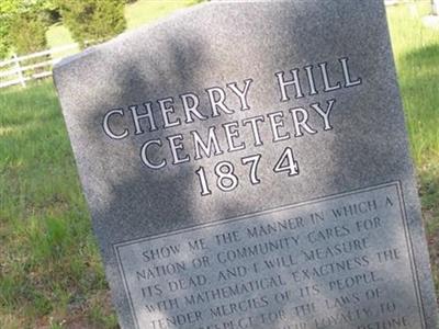 Cherry Hill Cemetery on Sysoon