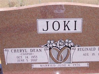 Cheryl Dean Cooper Joki on Sysoon