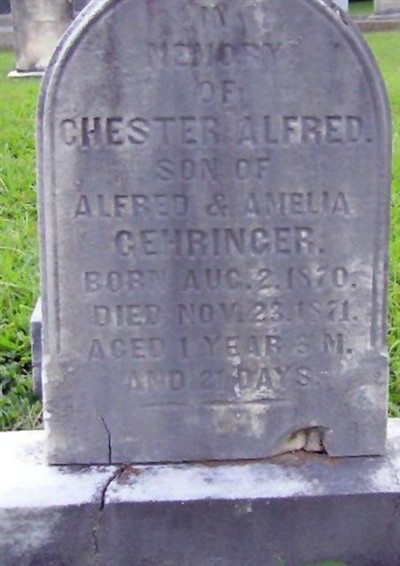 Chester Alfred Gehringer on Sysoon