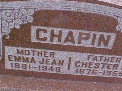 Chester J Chapin on Sysoon