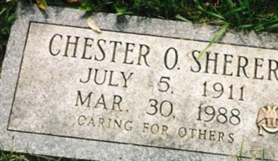 Chester Oar Sherer on Sysoon
