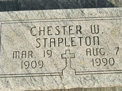 Chester W Stapleton on Sysoon