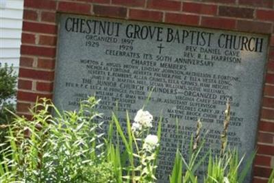 Chestnut Grove Baptist Church Cemetery on Sysoon