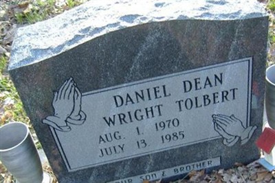 Child Daniel Dean Wright Tolbert on Sysoon