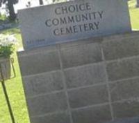 Choice Community Cemetery on Sysoon