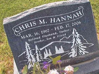 Chris M Hannah on Sysoon