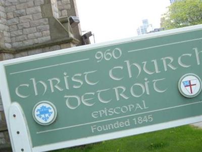 Christ Church of Detroit Columbarium on Sysoon