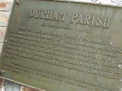 Christ Church Durham Parish Cemetery on Sysoon
