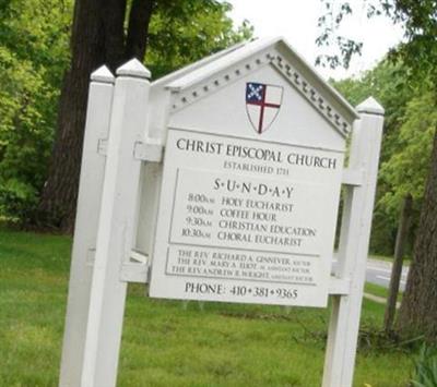 Christ Episcopal Church Cemetery on Sysoon