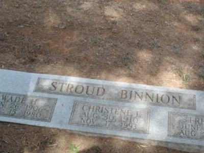 Christene Edith Cornwell Binnion Stroud on Sysoon