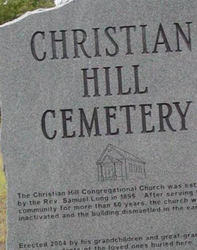Christian Hill Cemetery on Sysoon