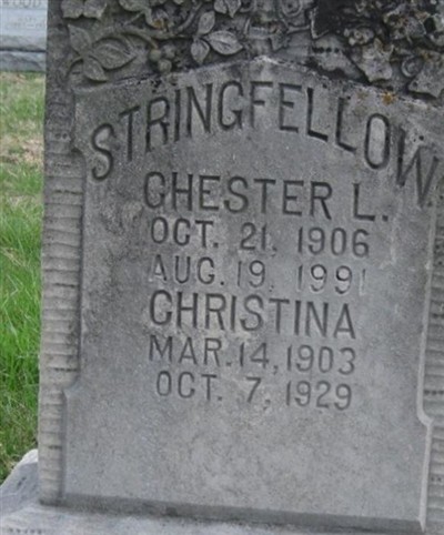 Christina Jackson Stringfellow on Sysoon