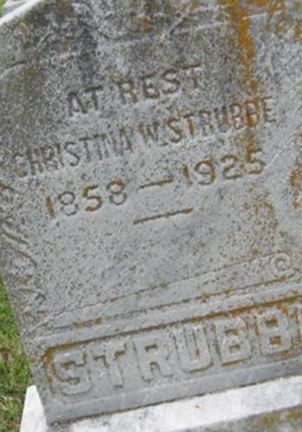 Christina W Mutter Strubbe on Sysoon