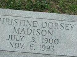 Christine Dorsey Madison on Sysoon
