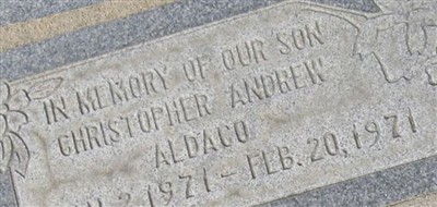 Christopher Andrew Aldaco on Sysoon