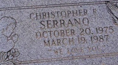 Christopher P. Serrano on Sysoon