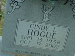 Cindy L Hogue on Sysoon
