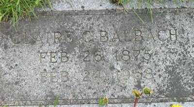 Claire C. Balbach on Sysoon