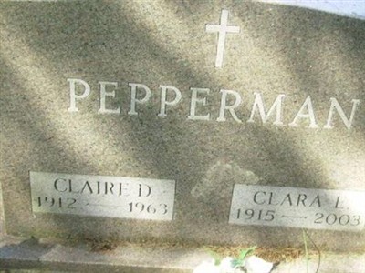 Claire D. Pepperman on Sysoon
