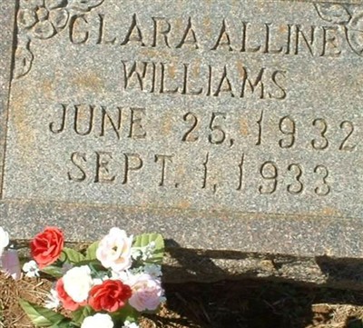 Clara Alline Williams on Sysoon