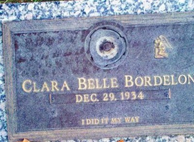 Clara B. Bordelon on Sysoon