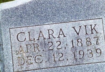 Clara B Forde Vik on Sysoon