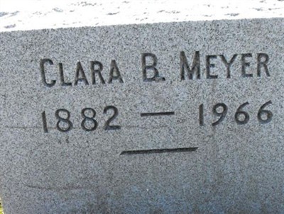 Clara B Meyer on Sysoon