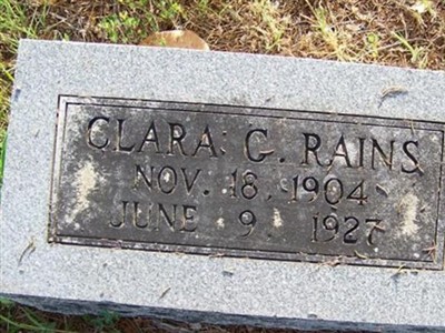 Clara Clements Rains on Sysoon