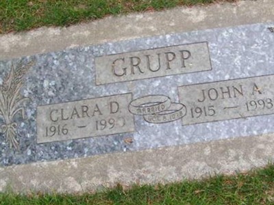 Clara D Johnson Grupp on Sysoon