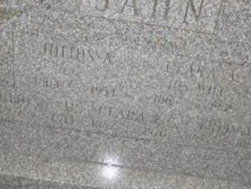 Clara I Jahn on Sysoon
