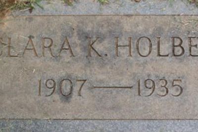 Clara K Holbert on Sysoon