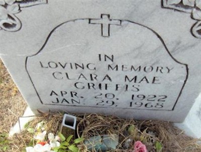 Clara Mae Griffis on Sysoon