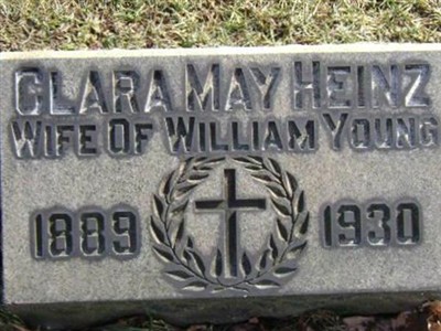 Clara May Heinz Young on Sysoon