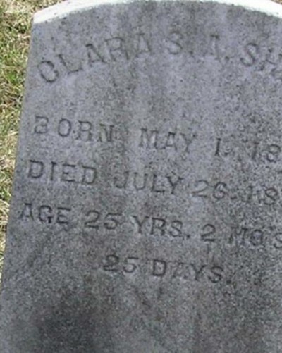 Clara S. A. Shaner on Sysoon