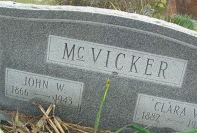 Clara V. McVicker on Sysoon
