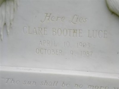 Clare Boothe Luce on Sysoon