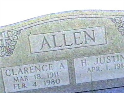 Clarence A. Allen on Sysoon