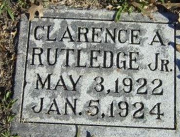Clarence A Rutledge, Jr on Sysoon