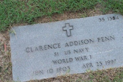 Clarence Addison Penn on Sysoon