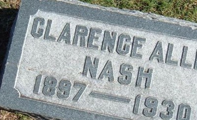 Clarence Allin Nash on Sysoon