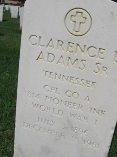 Clarence D Adams, Sr on Sysoon