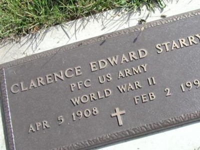 Clarence Edward Starry on Sysoon