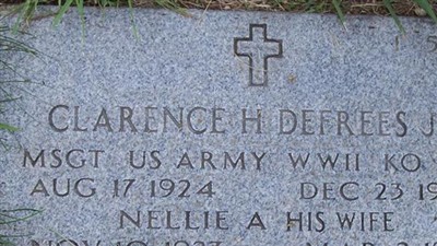 Clarence H Defrees, Jr on Sysoon