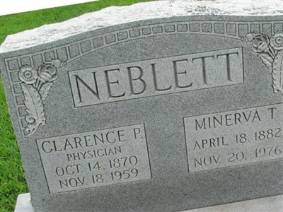 Clarence P Neblett on Sysoon
