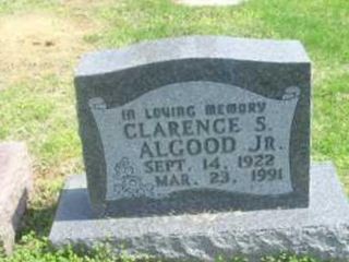 Clarence S Algood, Jr on Sysoon